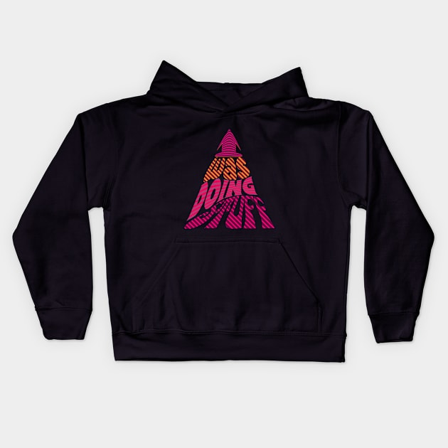 I was doing stuff Kids Hoodie by Liesl Weppen